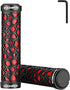 ROCKBROS Double Lock-on Bike Handlebar Grips - Non-Slip Bicycle Grips for MTB, BMX, Scooters