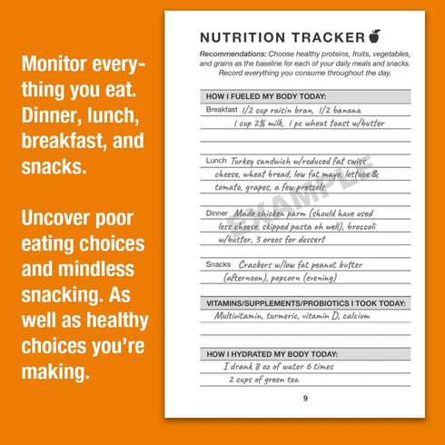 Wellness Tracker Journal for Women and Men 50-80+, Activity Tracker, Food Tracker, and Goal Planner for Holistic
