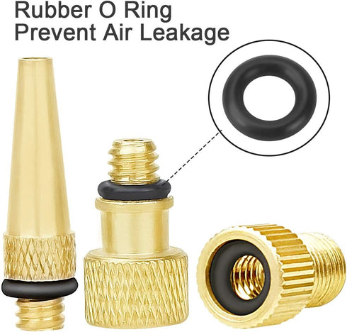 High-Grade Brass Valve Adapter for Bicycle Tire