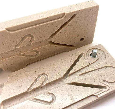 4'' Smedioks Premium Soft Plasti Mold Lure Making Injection Molds Fishing Lures Zoom Brush Hogs