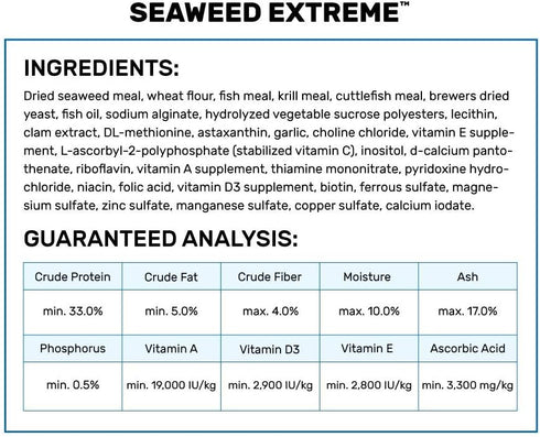 HIKARI Seaweed Extreme Floating Seaweed Rich Pellets for Smaller Marine Herbivores 1.58oz (45g)
