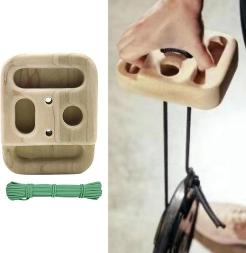 Ywmsfl Pocket Small Wood Hangs Board Forearm Exerciser Portable Climbing Training Finger Grip Strengthener Enduring