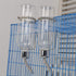 2 Pcs Small Pet Water Bottle No Drip, 6 Oz & 12 Oz Dispenser for Small Animals like Rabbits and Guinea Pigs