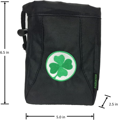 Players Clover Valuables Pouch - Golf Accessories Bag to Safely Store Jewelry and Phone, Lucky Chip Pouch