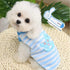 ANIAC Cute Rabbit Pet Costume, Soft Bunny Vest T-Shirt for Kitten, Ferret, Chihuahua, Puppy (XS, Blue Wooden Horse)