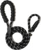 WePet 6 ft Dog Training Slip Leash: No Pull, Durable Reflective Lead, Comfortable Handle, 3/8 inch Diameter, Black/White
