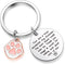 Dog Groomer Thank You Keychain - Dog Groomer Birthday Keychain for Women