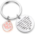 Dog Groomer Thank You Keychain - Dog Groomer Birthday Keychain for Women
