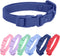 Waterproof Dog Collar - Soft Rubber with Safety Buckle, Adjustable Pet Collars for Small Medium Large Dogs