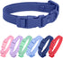 Waterproof Dog Collar - Soft Rubber with Safety Buckle, Adjustable Pet Collars for Small Medium Large Dogs