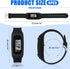 Geyoga Silicone Fitness Tracker Watch 6 Pcs Walking Running Pedometer Calorie Burning and Step Counting Bracelet Steps Pedometer Watch for Walking Men Women Kids