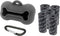 5 Rolls Portable Silicone Dog Poop Bags with Dispenser - Plastic Pooper Scoopers & Bags for Outdoor Travel