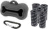 5 Rolls Portable Silicone Dog Poop Bags with Dispenser - Plastic Pooper Scoopers & Bags for Outdoor Travel