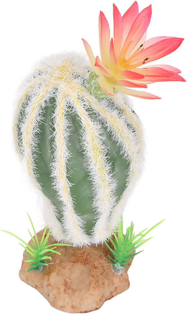 HEEPDD Artificial Cactus Plant, Aquarium Landscaping Decoration for Fish Tank and Reptile Terrarium