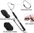SANLIKE Telescopic Fish Gaff, Stainless Sea Fishing Spear Hook Tackle, Soft Handle Aluminium Alloy Pole for Saltwater