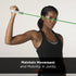 THERABAND Professional Resistance Tubes, 48 Inch, Green, Heavy, Latex Elastic Tubing for Exercise & Rehab