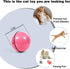 YOFUN Smart Interactive Cat Toy - Upgraded 360 Degree Self Rotating Ball, Pink USB Rechargeable Pet Toy with LED Light