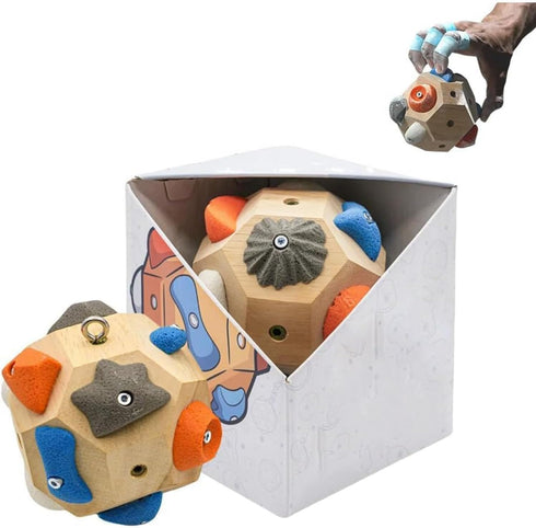 BEEUHLIL Handcrafted Boulder Block - Build Strength and Precision, Rock Climbers Gift for