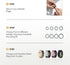 Oucscru Counting(Only 6-14#) Smart Ring for Women Men, Health Tracker with Heart Rate/Blood Oxygen/Blood Pressure/Sleep