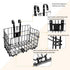 HOMEE Folding Rear Bike Basket | Wire Mesh Fold-Up Detachable Bag for Mountain Bike Accessories (1 Pack)