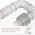 FRCOLOR 2 Sets Plumbing Fittings Tube for Fish Tank, Aquarium Supply Intake Outflow Tube Replacement Accessories