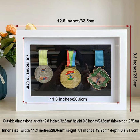 Cassette 3 A4).1 pack. Medal - Race Bib and Medal Display | Wall Mounted Medal Hanger - Medal Display Cases