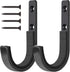 Gun Rack Storage Hooks for Rifles, Shotguns, Wall Mount Hangers with Soft Padding