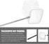 Skimming IMIKEYA Extendable Shrimp Net Fish Mesh Net Black Square Frame Fish Tank Cleaning Shrimp Catching Suitable