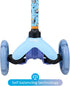 Self Balancing Kick Scooter - Light Up Wheels, Extra Wide Deck, 3 Wheel Platform for Kids & Toddlers (Ages 3+)