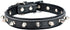 Spiked Studded Padded Leather Pet Collars for Small, Medium, Large Dogs (Black Spiked, 10.5"-13" Neck)