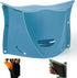 koofull Foldable Portable Outdoor Stool, Thickness of 0.5 in, Quick Opens for Camping