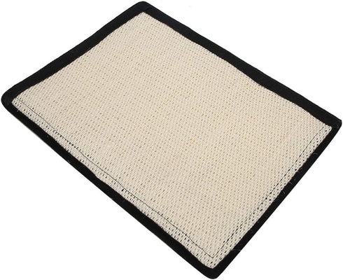 Table Leg Scratch Board, Sofa Scratcher Mat Furniture Protect Sofa Sisal Scratch Protect, White Table Leg Furniture Protection Pets for Cats(White)