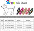 THAIN Soft Leather Dog Collar, Heavy Duty Padded Quick Release Adjustable Collar for Small Medium Dogs (M, Pink)