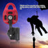 Outdoor Heavy Duty Aluminium Rock Climbing Pulley - 4KN Single Swivel Rope Equipment for 8-12mm Rope