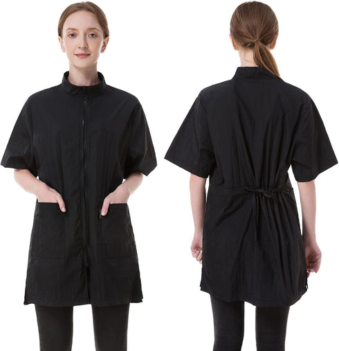 DHXYZZB Dog Grooming Smock Waterproof Smock Barber Jackets for Women Men Pet