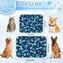 Generic 28" X22" Pet Cooling Mats for Dogs Cats Ice Silk Cooling Mat for Dogs Large Paw and Bone Outdoor Small Dog Bed