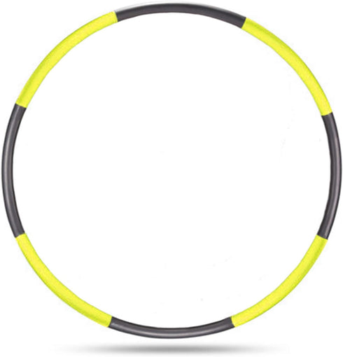 Fitness Exercise Weighted Hoops, Fun Way to Lose Weight Fast, Detachable Size Adjustable Design