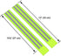 Reflective Ankle Bands (4 Bands/2 Pairs) | High Visibility Safety for Jogging/Cycling/Walking | Sports Accessories