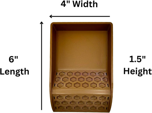 Lucky Critter Hermit Crab Pool with Ramp | Hermit Crab Tank Decor Water Bowl | Hermit Crab Decoration Accessories