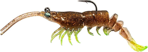 Generic Fishing Lure ps35 Soft Plastic Shrimp 3.5 Inch Prerigged Color # 12
