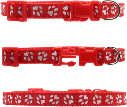 YOY 12 pcs/Set Soft Nylon Puppy Whelping ID Collars - Adjustable Reusable Washable Baby Dog ID Bands