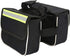 PU Bike Rear Rack Storage Bag, Durable Saddle Bag for Riding Cycling, Fits Most Bicycles