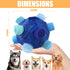 Dog Snuffle Ball, Interactive Puzzle Toy for Natural Foraging Skills, Slow Feeder for Training and Stress Relief, Blue