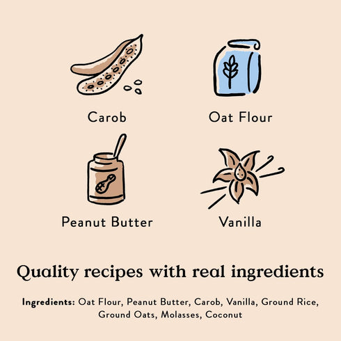 Bocce's Bakery Mud Pie Oh My Training Treats for Dogs, 6 oz Wheat-Free PB, Carob, & Vanilla Recipe