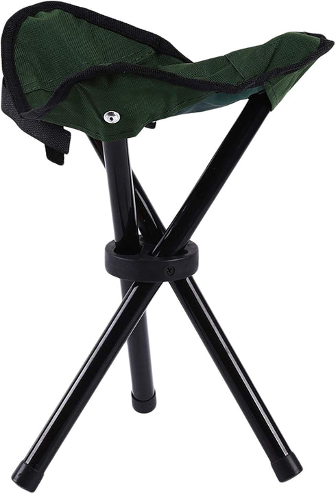 Mvude Chair Stool Portable Three Legged Folding Traveling Camping Outdoor Fishings Supplies