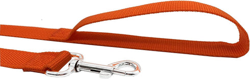 Nylon Dog Training Leash, Traction Rope, 4Ft/5Ft/6Ft Long, for Small and Medium Dogs (1'' x 8 FT, Orange)