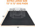 DOPLUSDO 72"72" Washable Pee Pads for Dogs Reusable Puppy Pads Extra Large, Waterproof Pet Training Pads Leakage