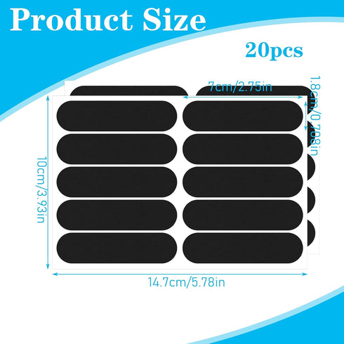 HJZHII 10PCS Black Reflective Tape, Motorcycle Helmet Decals Reflective Stickers for Helmet Motorcycle Helmets Stickers