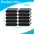 HJZHII 10PCS Black Reflective Tape, Motorcycle Helmet Decals Reflective Stickers for Helmet Motorcycle Helmets Stickers