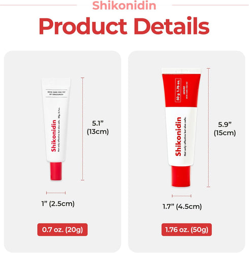 JAYU PET 0.7oz (20g) Shikonidin Cream for Dog & Cat, Hotspots Itchy Skin Relief, Moisturizing Lotion for Sensitive Nose